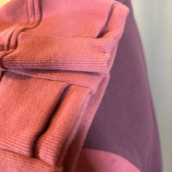 Athleta Colorblock Mockneck Medium Weight Oversized Pullover Size S - Picture 6 of 8